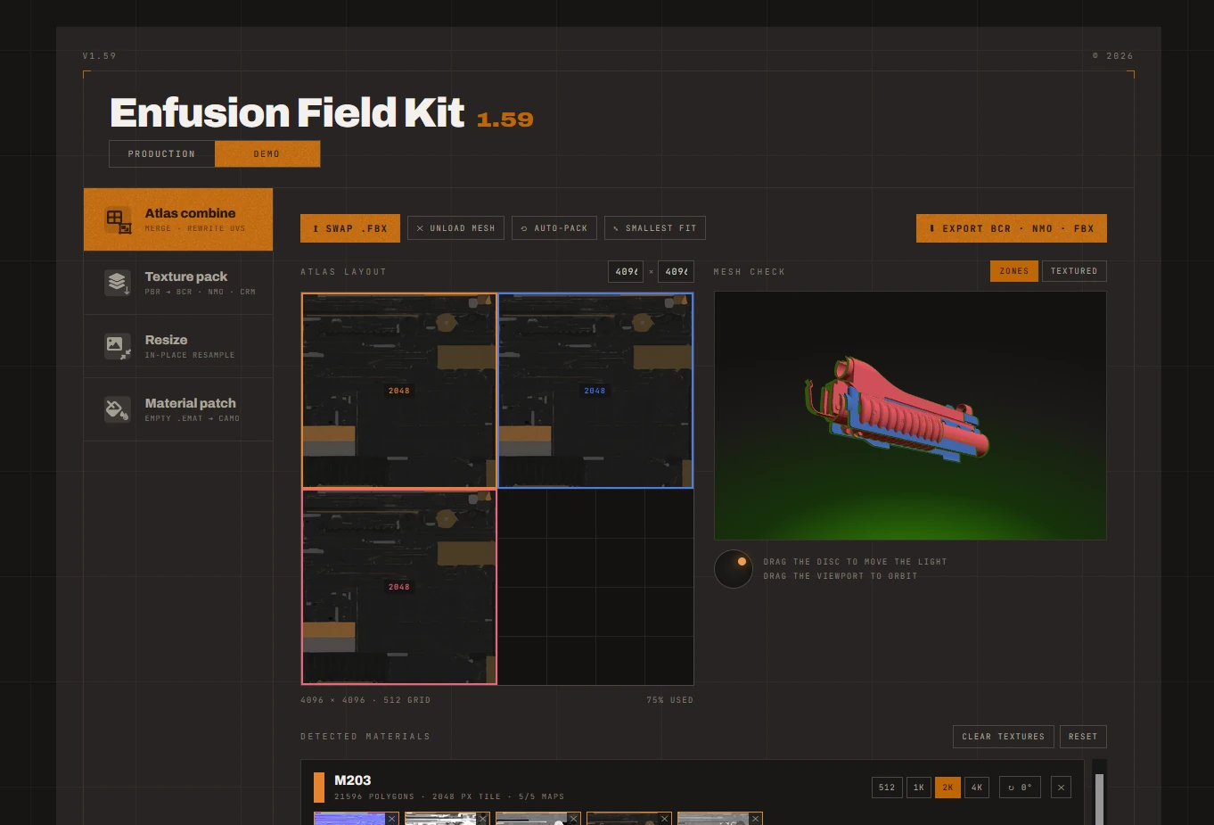 Enfusion Field Kit project overview
